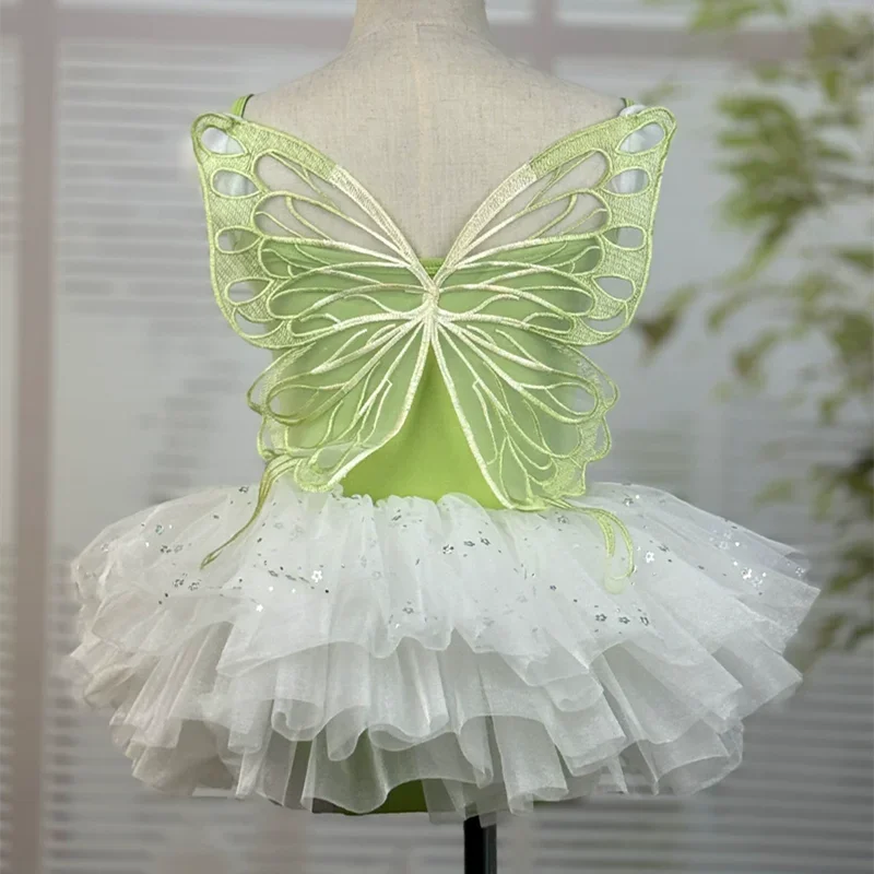 Conjunto de pelele y falda de Ballet para niña, tutú, Mallas de Ballet para gimnasia, monos para niña, traje de baile, ropa para niño