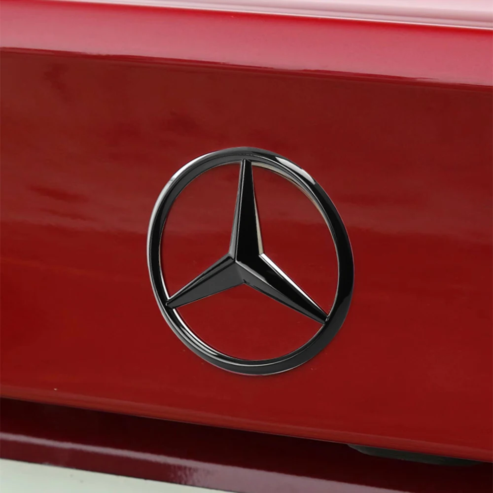 ABS Car Original Tail Rear Trunk Star Badges Stickers for Mercedes Benz GLS SLK Class W218 2012-2018 GLA Class H247 2021-2023