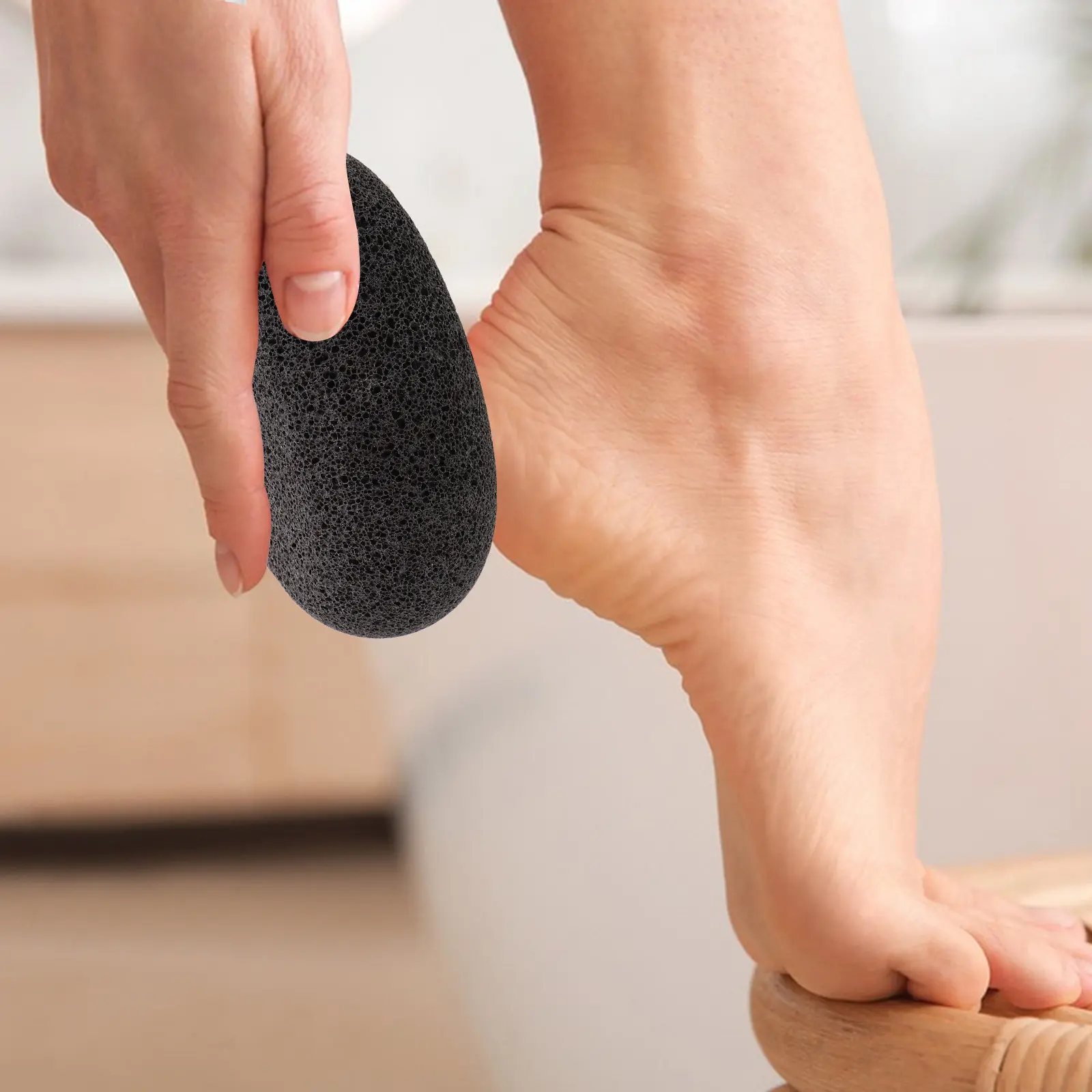 3Pcs Natural Pumice Stone for Feet Foot Exfoliator Tool Dead Skin Remover Corn Reducer Home Pedicure Stone Foot Comfort Enhancer