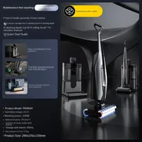 Deerma P60Max Wireless Floor Washer Household Appliances Maintenance-free Antibacterial Edge Space Station Suction Mop