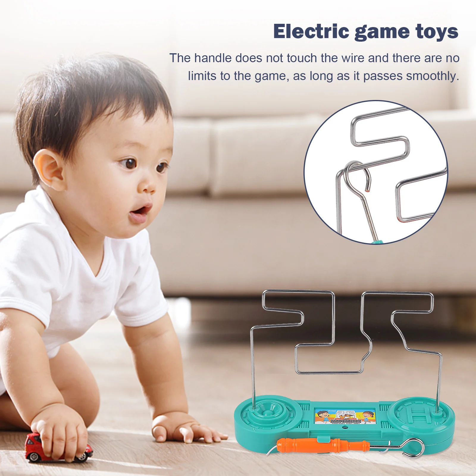 Maze Game, Educational Puzzle Toys Classic Collision Electric Shock Bump Circuit Maze Game Intellectual Development Toys for Kid