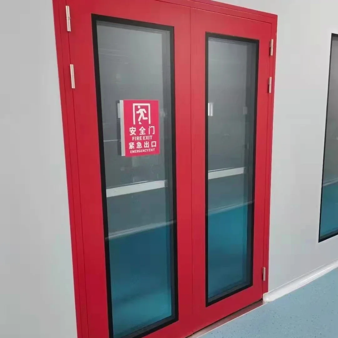 

90 Minutes Emergency Exit Fire Rated Steel Door with Push Bar Apartment proof Entrance door