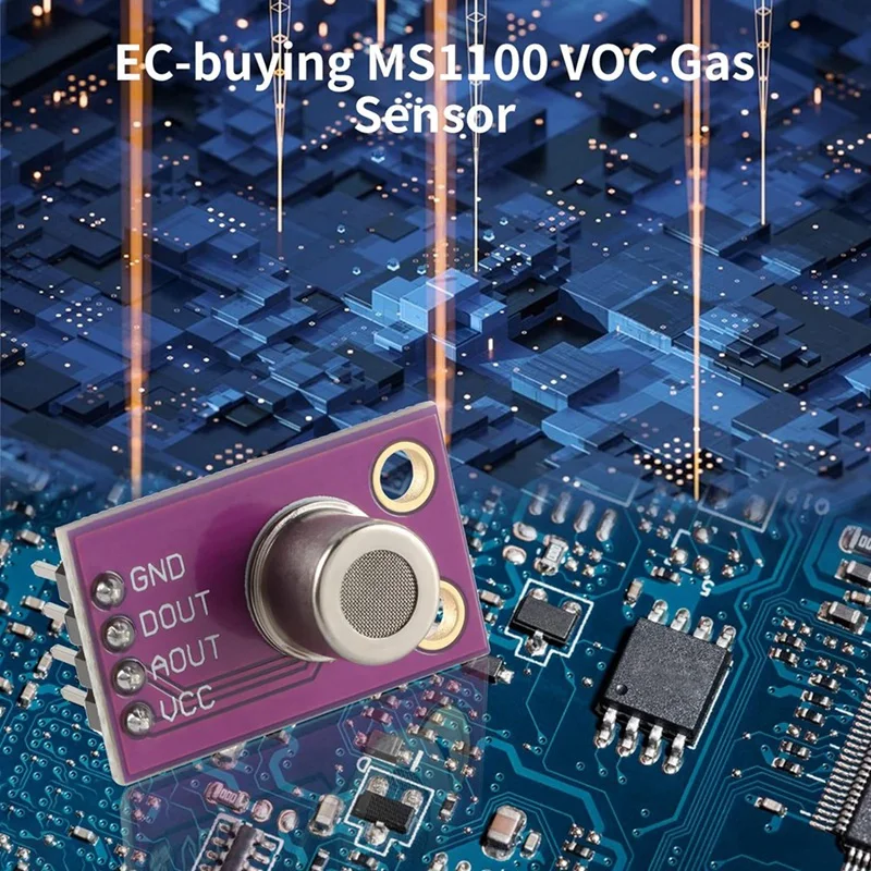 MS1100 Gas Sensor Module, High-Precision TVOC And CO2 Detection, Household And Laboratory Gas Quality Sensing