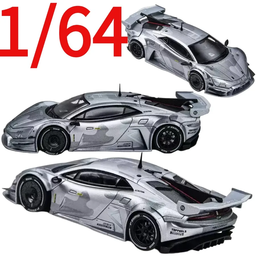 TM|PSC Diecast 1:64 Yangwang U9 Fighter Gray Car Model Yangwang Play Vehicles Collectible Model Cars Toys for Boys Gift
