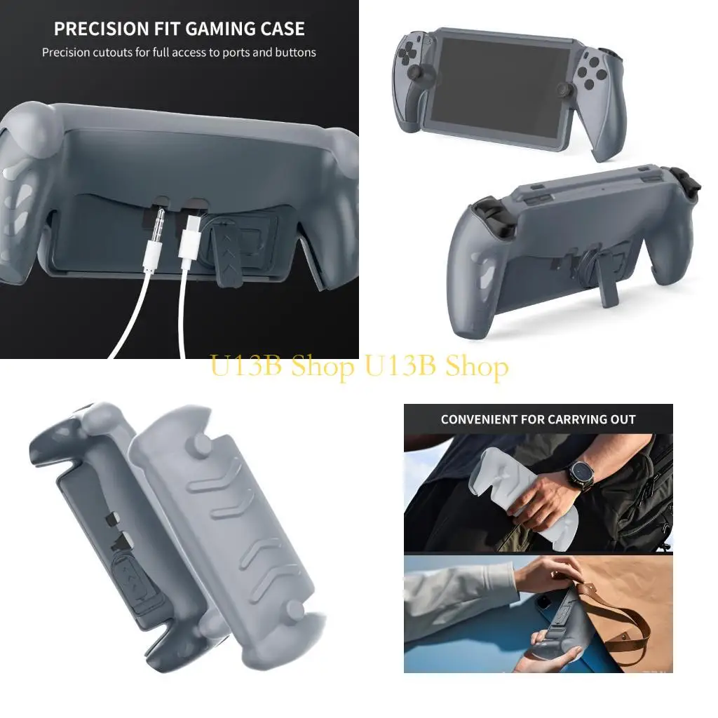 U13B Scratchproof Case Cover with Adjustable Kickstand for Game Console