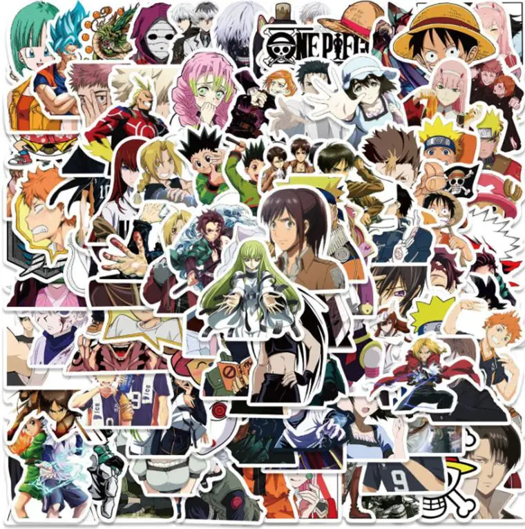 

10/30/50/100pcs Mixed Classic Cartoon Anime Graffiti Stickers Snowboard Laptop Luggage Fridge Car Diy Phone Decal Decor Sticker