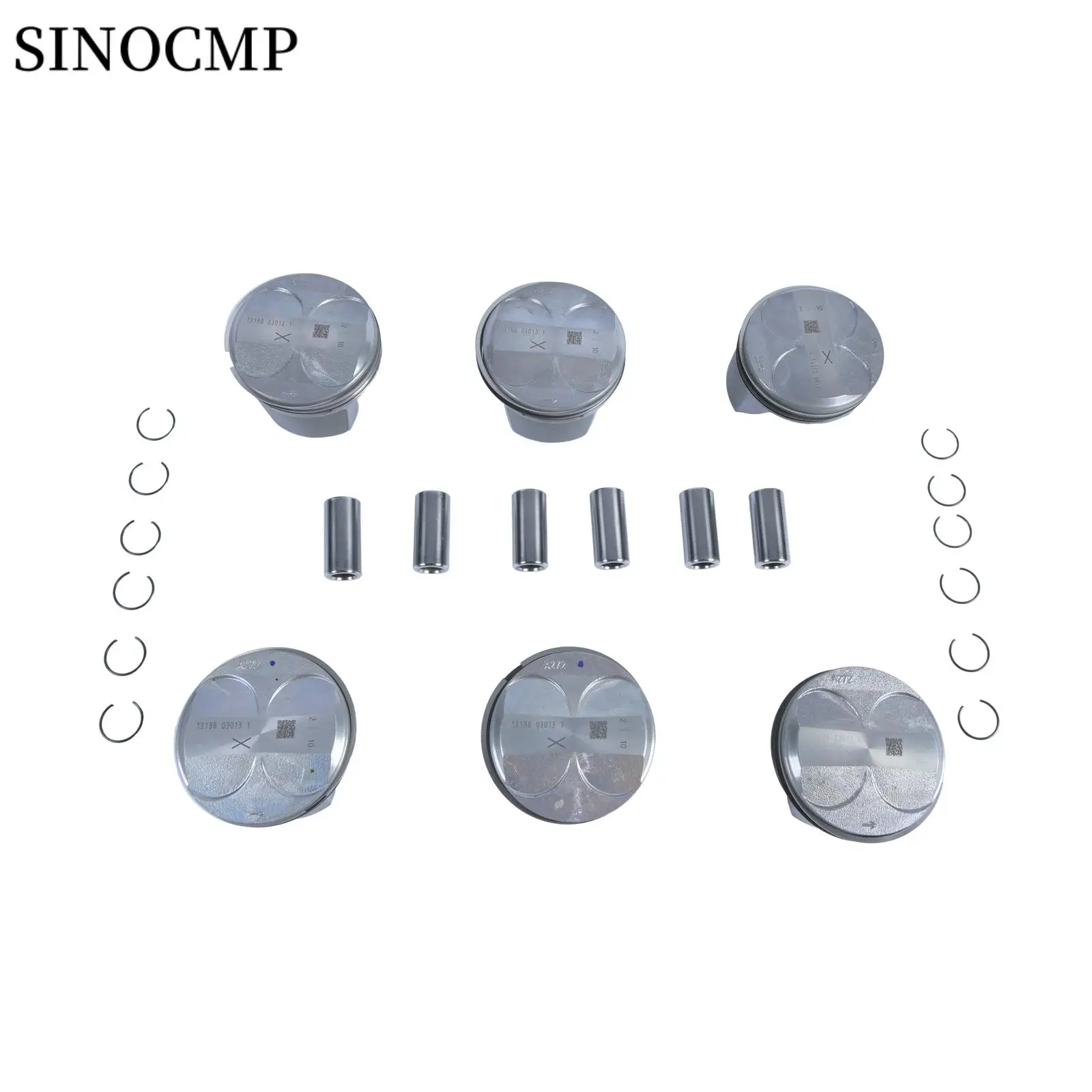 M272 Pistons & Rings Set 2720304017 2720301018 2720300117 For Mercedes-Benz E-CLASS W212 W211 2.5L 3.0L V6 Engines Components