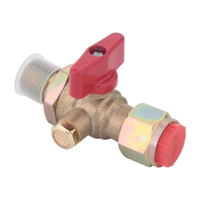 Mechanical Brake Air Line Shut Off Valves with Threaded at Both Ends and Hand-Operated Wing Control H9EE