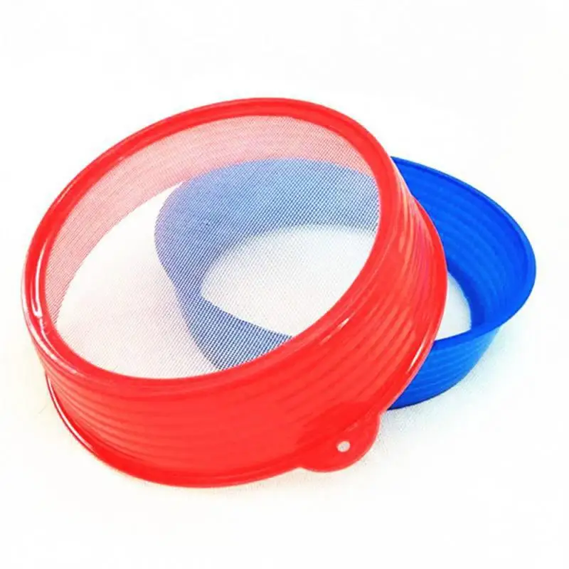 1~10PCS kitchen gadgets new Handheld 19cm Round shape plastic flour sifter strainer reusable for coffee strainer utensils