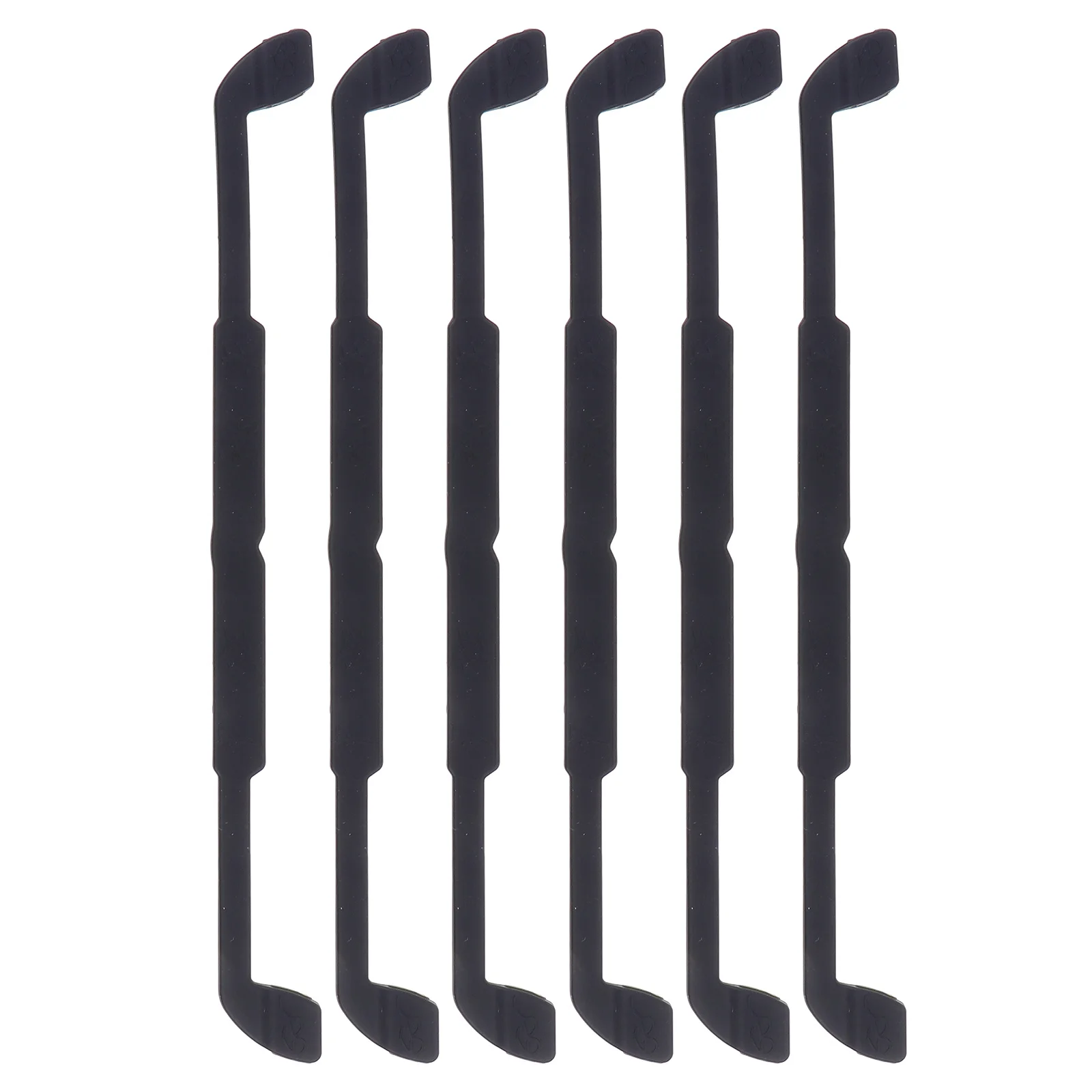 6 قطعة حبل النظارات المضادة للانزلاق لإطارات 2.5-16 مللي متر الرياضة في الهواء الطلق تشغيل كرة السلة التزلج حامل نظارات الإكسسوارات #3