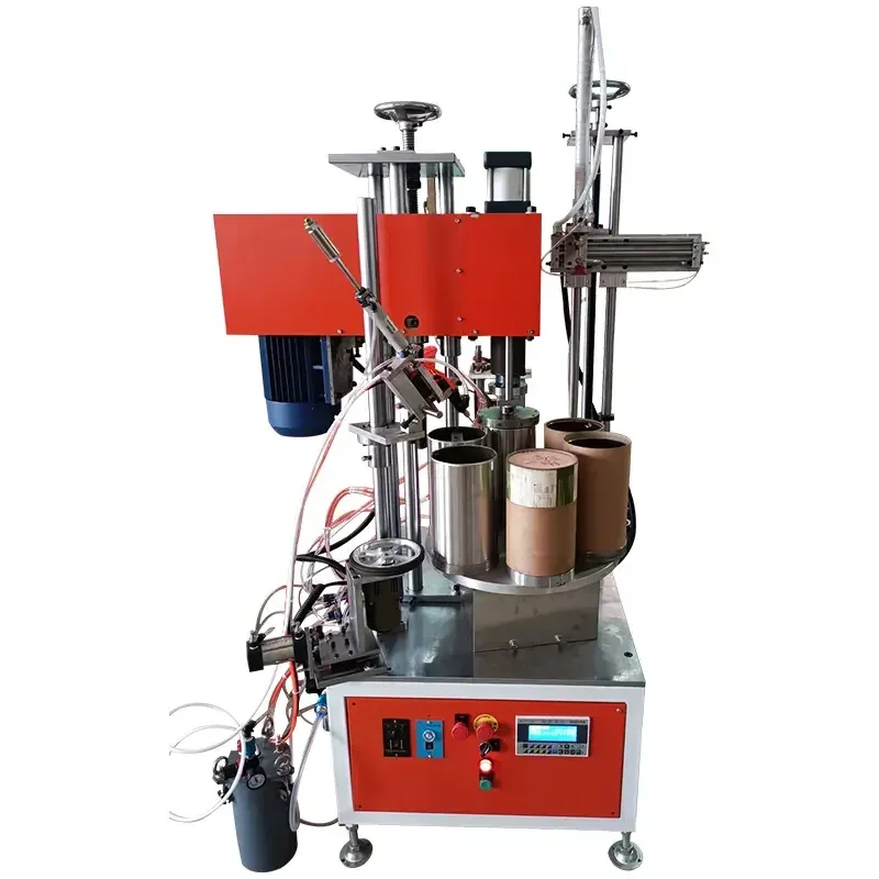Composite Can Tube Edge  Machine Paper Core Tube Curling Making Machine Kraft Cylinder Box Tube Edge Curling Machine