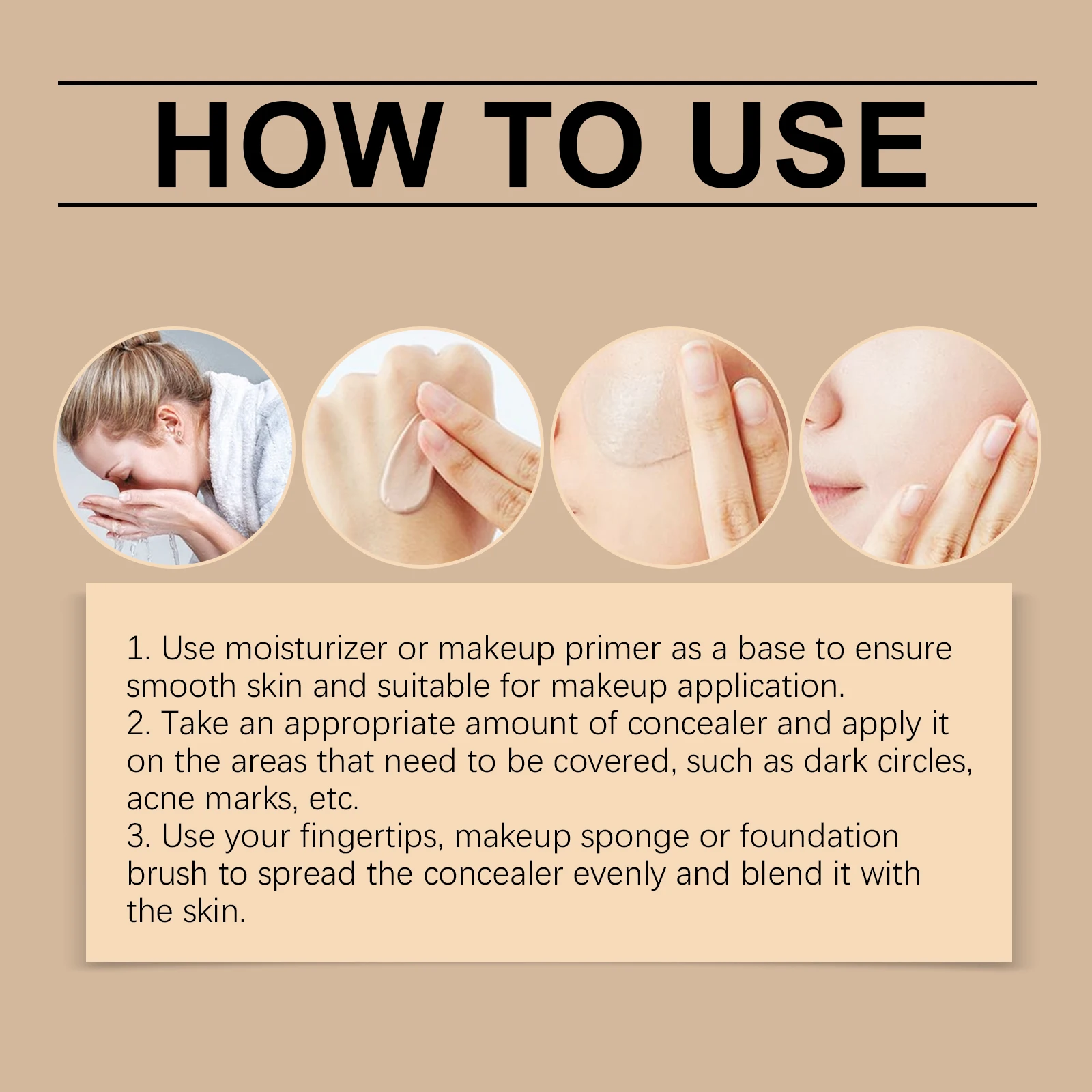 คอนซีลเลอร์ 2-in-1 หลอดทองเล็กๆ รองพื้นเนื้อมอยซ์เจอไรเซอร์ ติดทนนาน ไม่เป็นคราบ ปกปิดจุดด่างดำ ปรับสีผิว ลดเลือนริ้วรอย