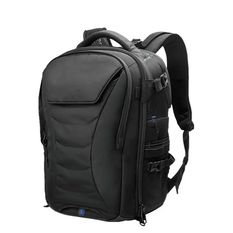 Professional Travel Photography Bag 400N DSLR Backpack Nylon Waterproof Compartment Quick Side Access Laptop Computer Carry Case