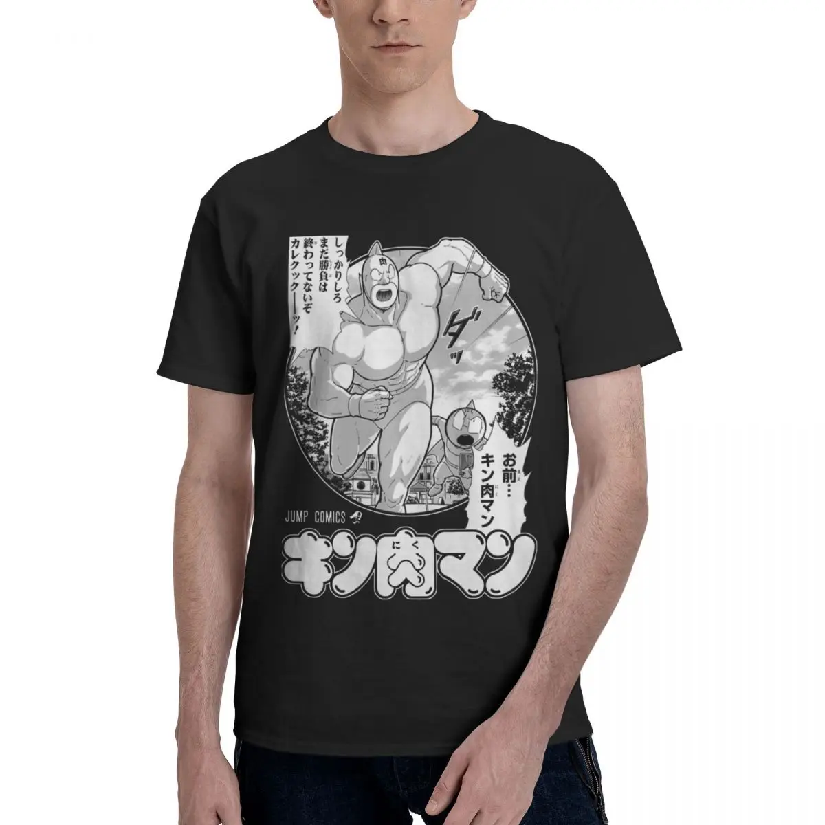 Men Kinnikuman Six Devil Knights Gifts T Shirt Streetwear Cotton Crewneck T-shirt