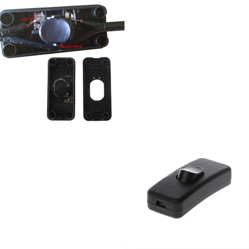 2A 250V ON OFF Push Button Switch Table Led Lights Online Way Control Switch 2 Gang Cab Bedside Lamp Power Switch