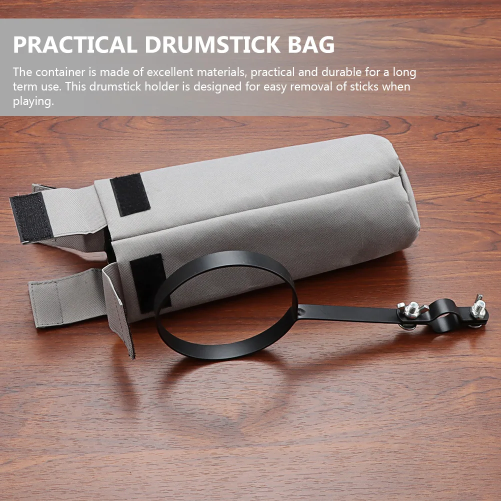 

Durable Drumstick Holder Bag Canvas Storage Hanging Drum Stick Organizer Practical Drumstick Carry Case Pouch Drum Stick Bag