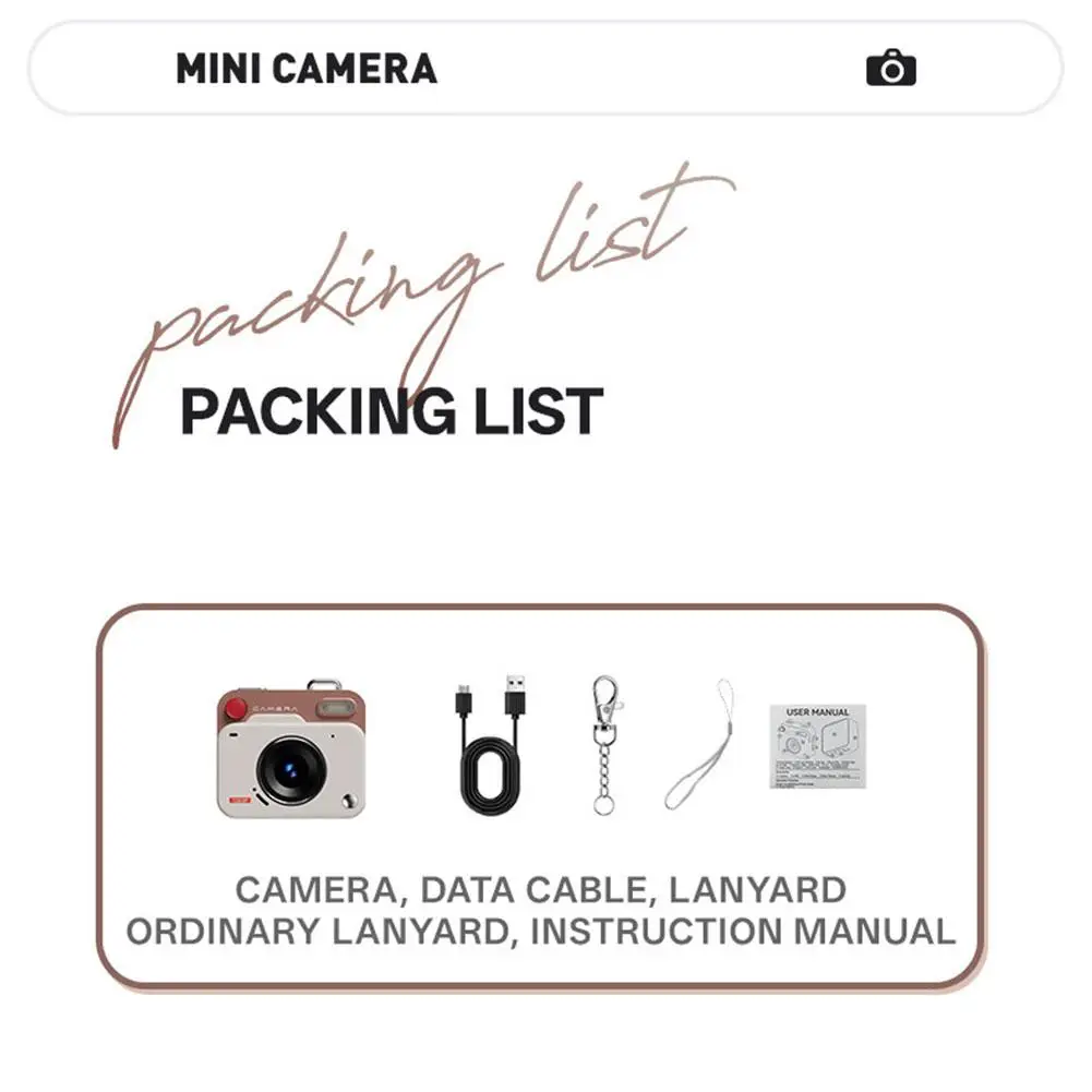 2025 هدية جديدة الإبهام جيب السفر في الهواء الطلق مسجل صور CCD كاميرا رقمية HD ريترو كاميرا صغيرة كاميرا سلسلة مفاتيح محمولة
