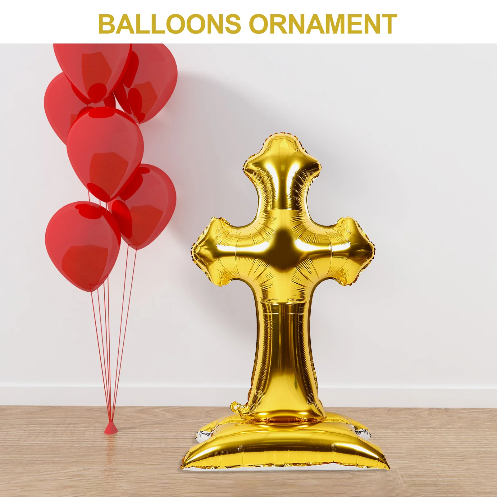 

Cross Shaped Foil Balloon Gold Party Decor Balloon Birthday Wedding Baby Shower Festival Decoration Big Aluminum