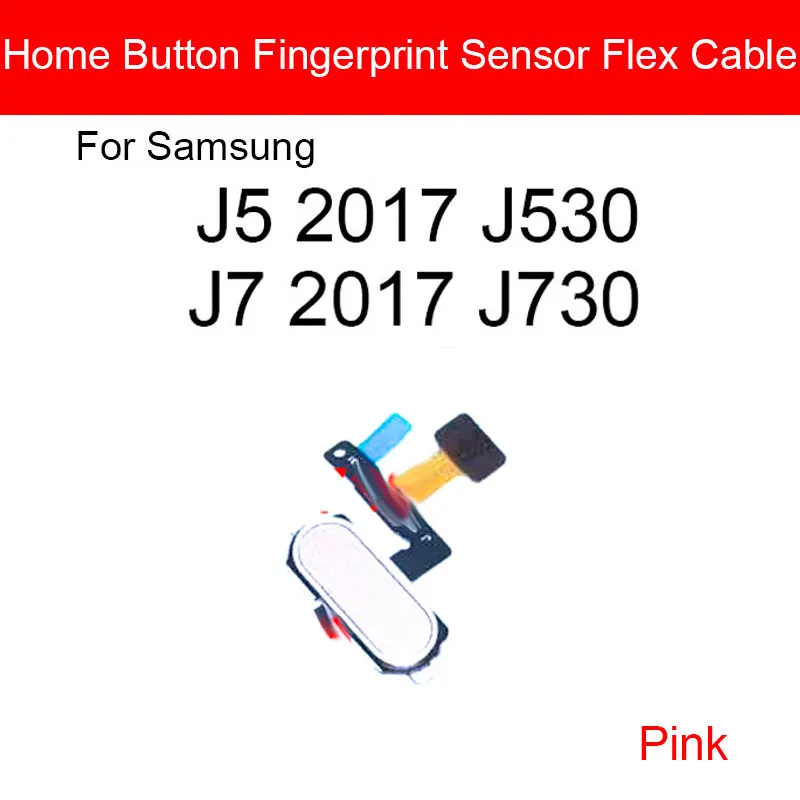 Home Button For Samsung Galaxy J3 J5 J6 J7 Plus Pro Prime 2 On5 6 2016 2017 2018 J330 J530 J730 G611F Menu Key Flex Cable Repair