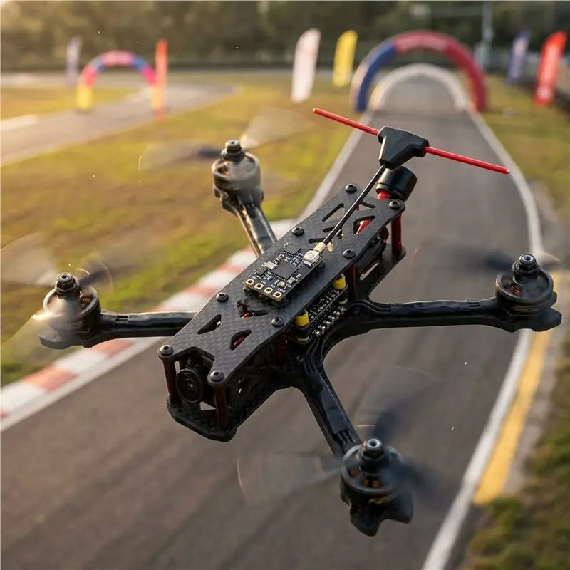 ABUM-FPV ELRS Receiver 2.4GHZ Open Source RC Model Long Range Nano 2400RX Fixed Wing Long Range Aircraft Reception, Easy To Use