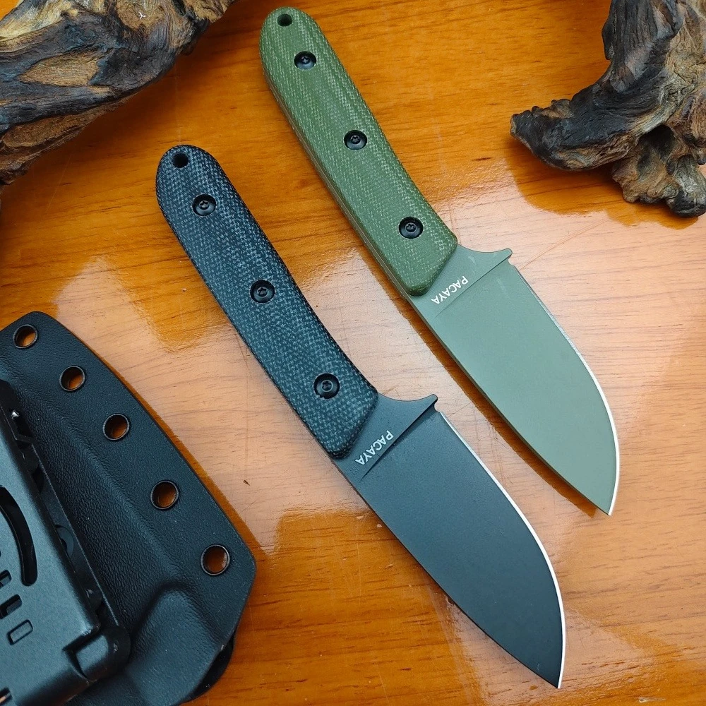 Camping Cooking Knife With Sheath - Cuchillo Recto de Acero Inoxidable para