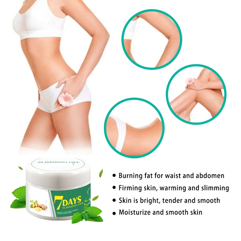 Ginger Slimming Cream 7 Days Weight Loss Remove Waist Leg Anti Cellulite Burning Fat Body Shaping Slime Health Care Tool Detox