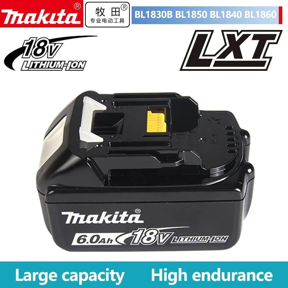 18V Makita 6Ah/5Ah/3Ah Li-ion Battery for Replacing Makita 18V E-drill BL1830B BL1850B BL1860B BL1815 Lithium Battery