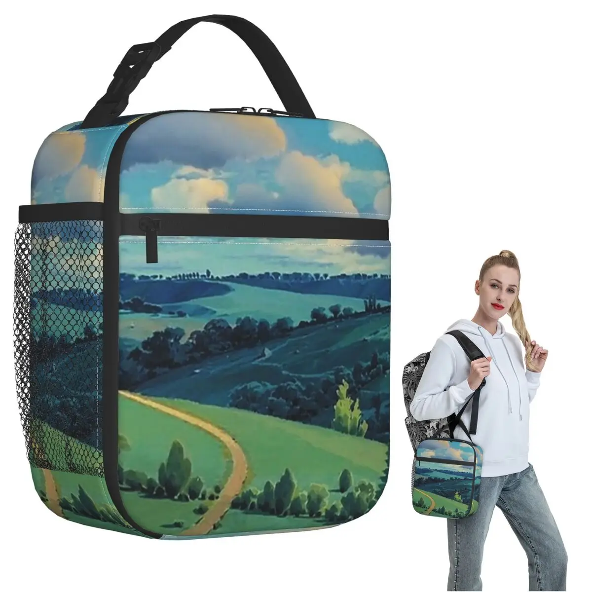 lancheira-termica-laputa-castle-in-the-sky-para-mulheres-e-criancas-bolsa-portatil-para-alimentos-caixa-termica-para-almoco