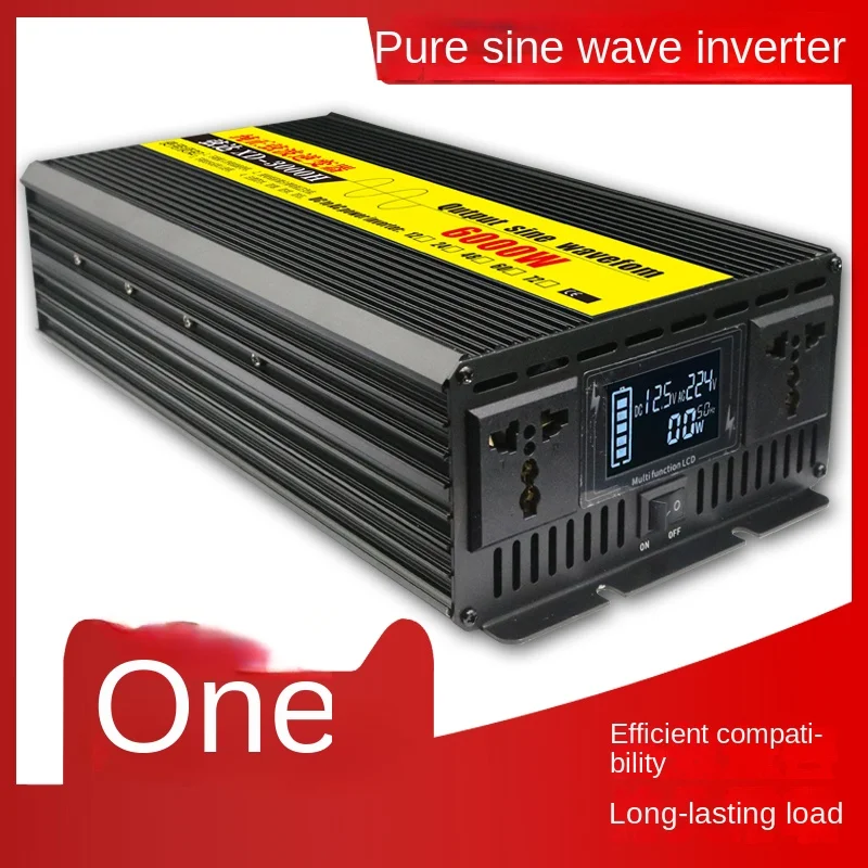 

Pure Sine Wave Inverter Motor Truck 12v24v to 220V High Power 48v60v Electric Car Home Converter