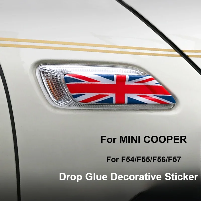 

2pcs Car Exterior Decoration Side Fender Cover Sticker For Mini Cooper Clubman F54 F55 F56 F57 Car Accessories