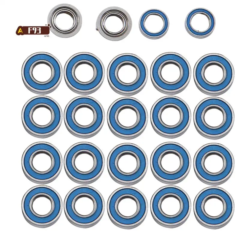 AF93-24 Buah Kit Bantalan Tersegel untuk Tamiya MF-01X MF01X RC Aksesori Suku Cadang Peningkatan Mobil