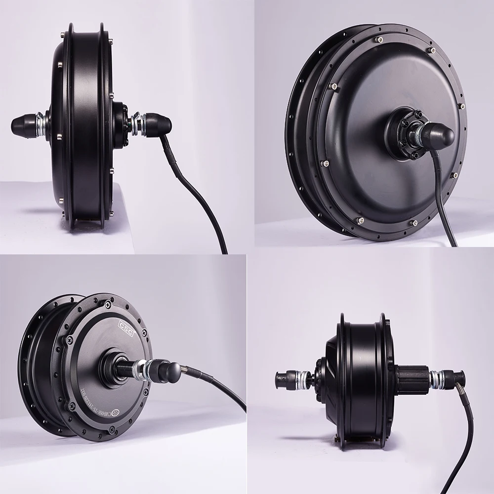 CSC EBIKE عجلة أمامية 36 فولت 350 واط 500 واط عجلة حرة خلفية كاسيت دراجة كهربائية 48 فولت 750 واط 1000 واط 1500 واط محرك عجلة بدون فرش #1