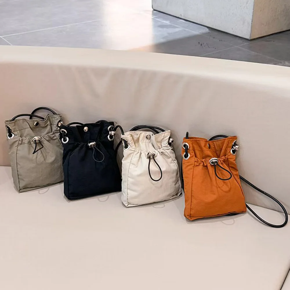 حقيبة كروس نايلون ناعمة محفظة هاتف صغيرة متعددة الوظائف حقيبة كتف مربعة محفظة كروس محفظة قماش حقيبة ساعي البريد