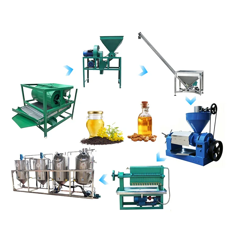Customized Screw Oil Press Machine Multifunctional Oil Extraction Equipment For Sunflower Seed Rapeseed Commercial