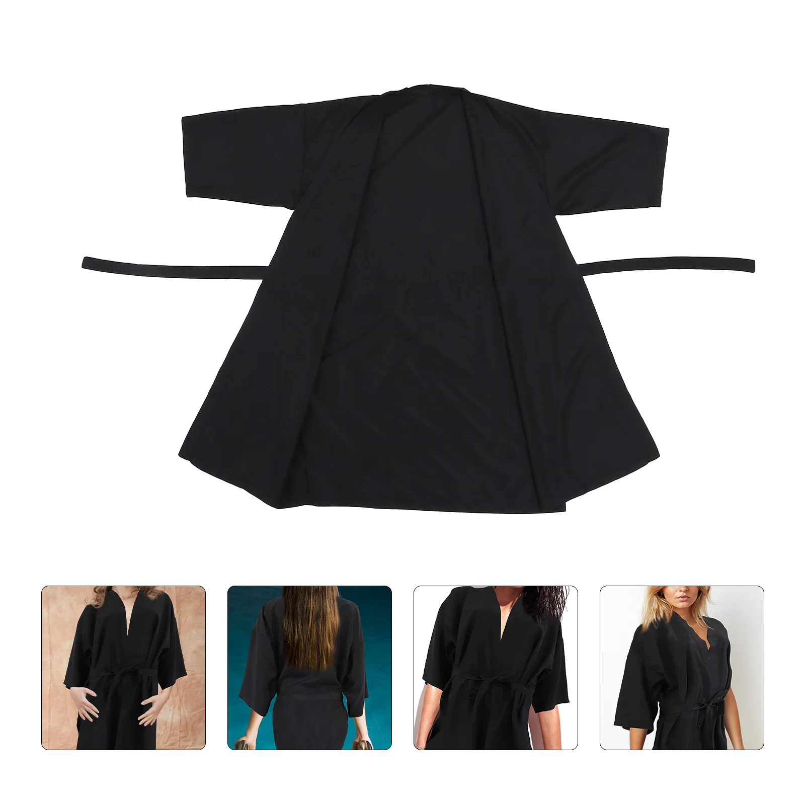 

Hairdressing Salon Smocks Waterproof Dyeing Cape Gown Size Fits Most Lightweight Breathable Hair Salon Cape Barbershop