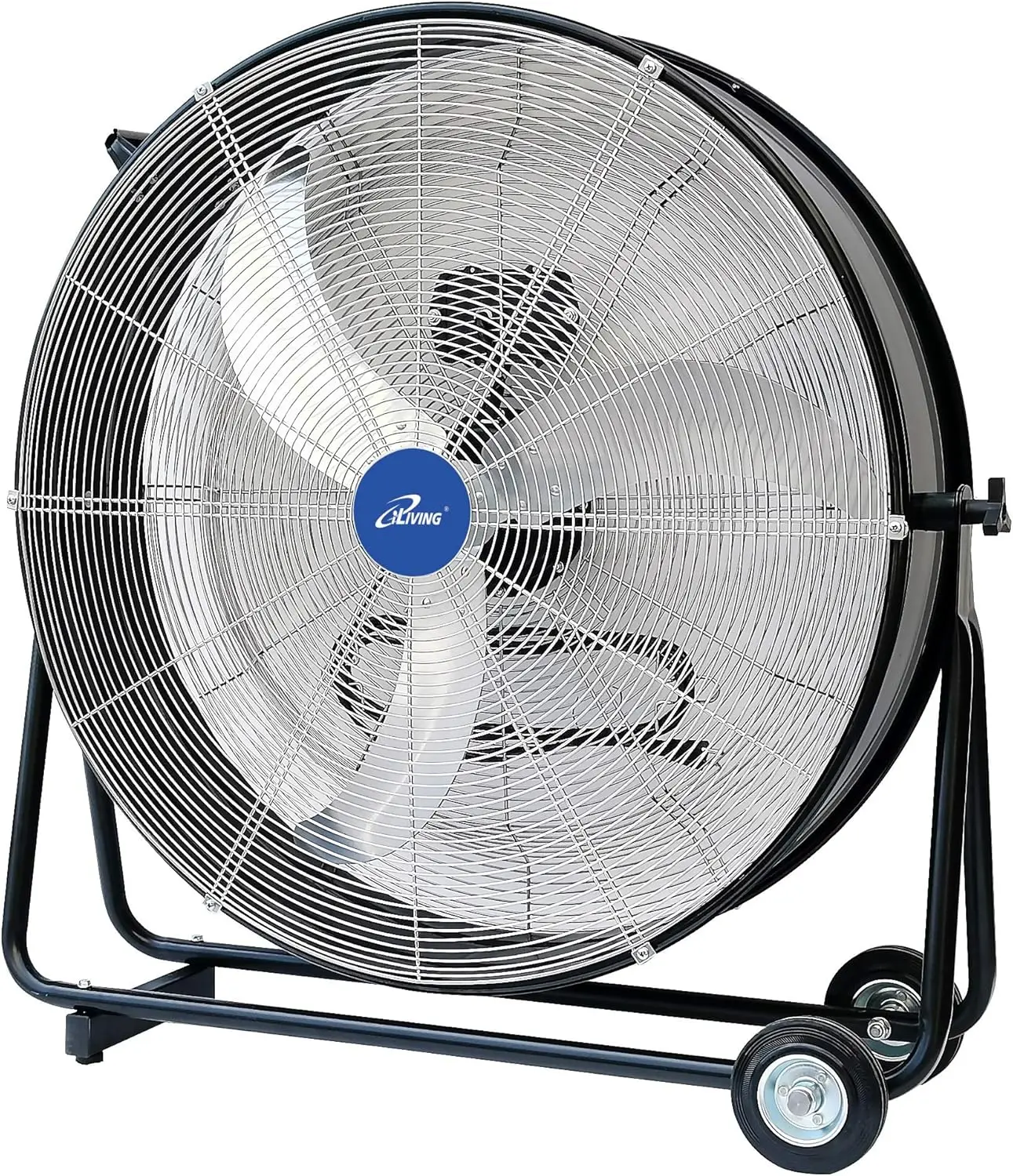 30 Inches High Velocity Drum Fan Industrial, Commercial, Air Circulator for Garage, Shop, Patio, Barn, Greenhouse, Speed Control