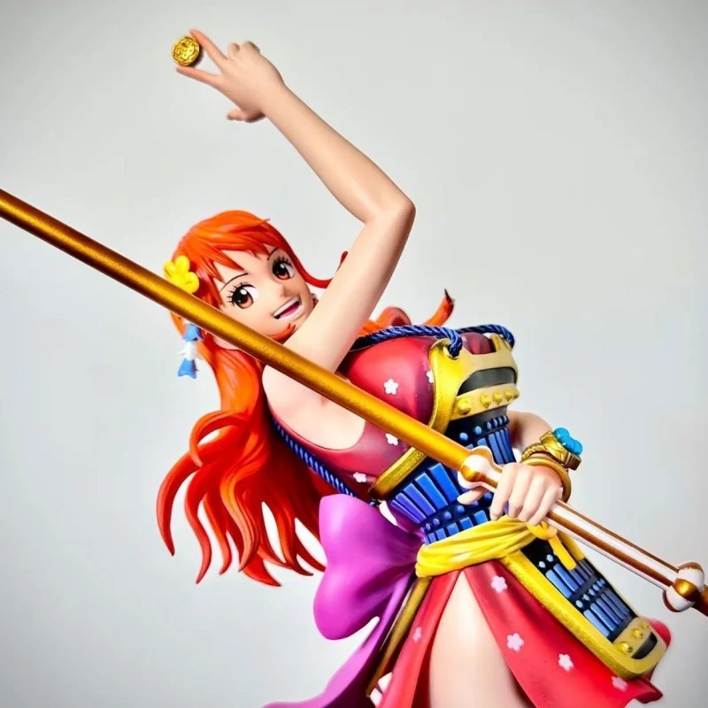 

One Piece Anime Figure Nami Figures Ghost Island Samurai Pvc 30cm Lk Studio Statue Collection Model Ornament Toy Gift In stock