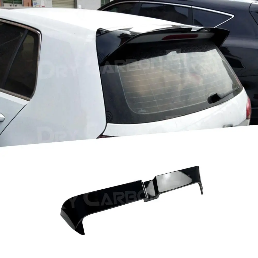 

Gloss Black Rear Trunk Roof Spoiler Window Wing Lip for Volkswagen VW Golf 7 7.5 VII MK7 7.5 GTI R Hatchblack 2014 - 2019