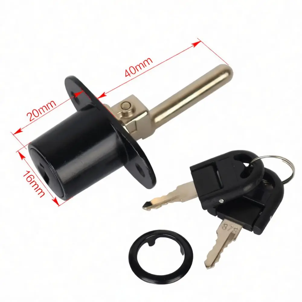 Metal Furniture Triple Drawer Lock Linkage Mechanism Cabinet File Desk Hardware Zinc Alloy Security Latch Locking Tool