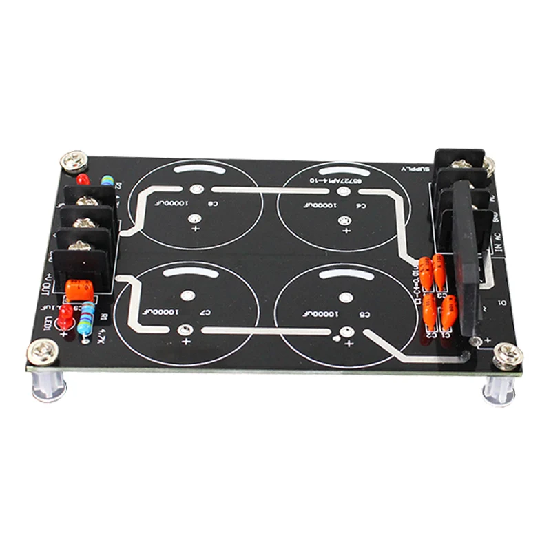 DLHiFi 25A المزدوج السلطة المعدل تصفية مجلس الطاقة دون مكثف كبير ل LM3886 TDA7293 مكبر للصوت