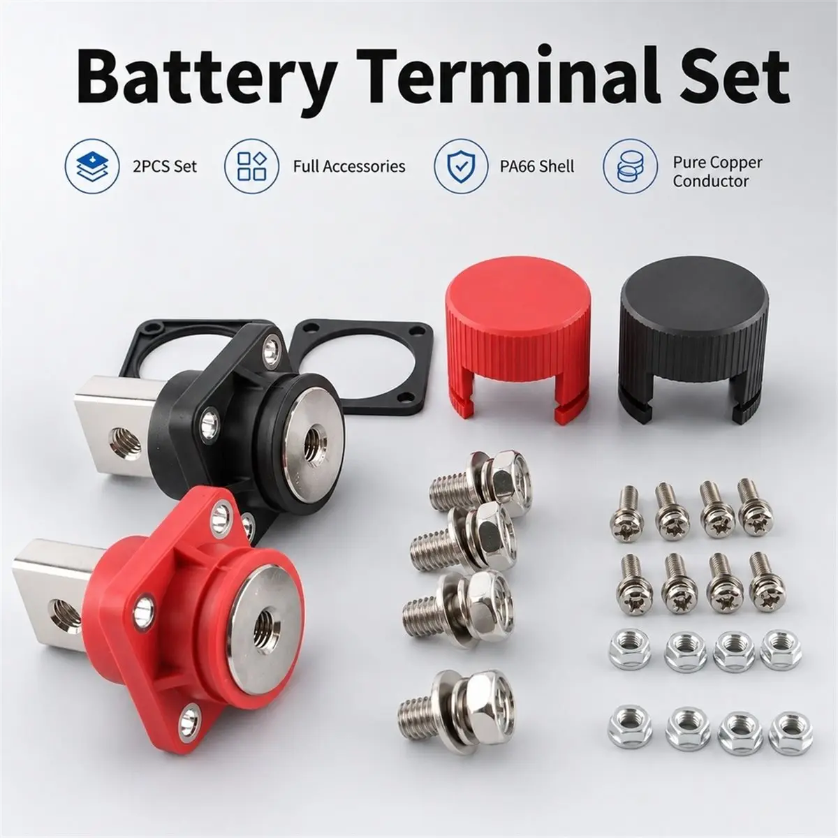 400A Current Through-Wall Terminal New for Photovoltaic Lithium Battery Terminal for Power Supply