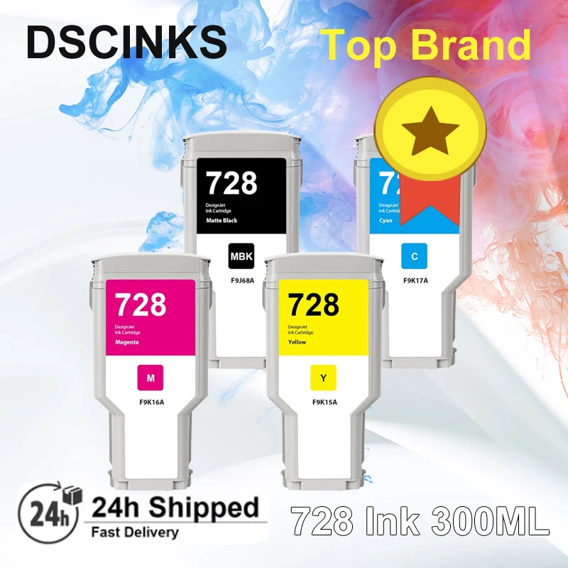 

300ML 728 Compatible ink cartridge for HP 728 Compatible ink cartridge for HP DesignJet T730 T830 Printer high quality