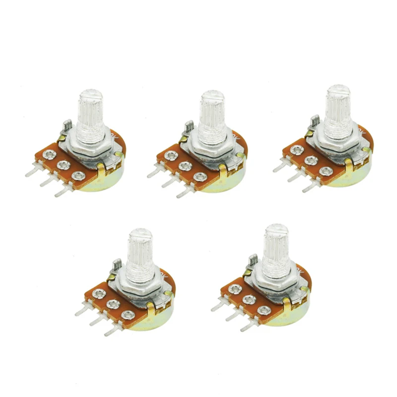 1-100pcs WH148 Single Joint Amplifier Potentiometer  10K 20k 50k 100k 500k..... L: 15MM