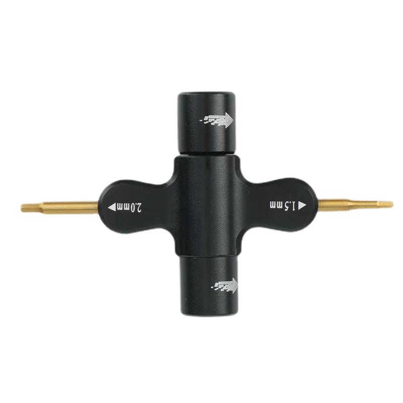 CYGJ-2X メタルクイックリリースレンチツール FPVモーター用 M3 M5 六角ナット プロップナット リリースレンチ 1.5mm 2mm 六角ドライバー