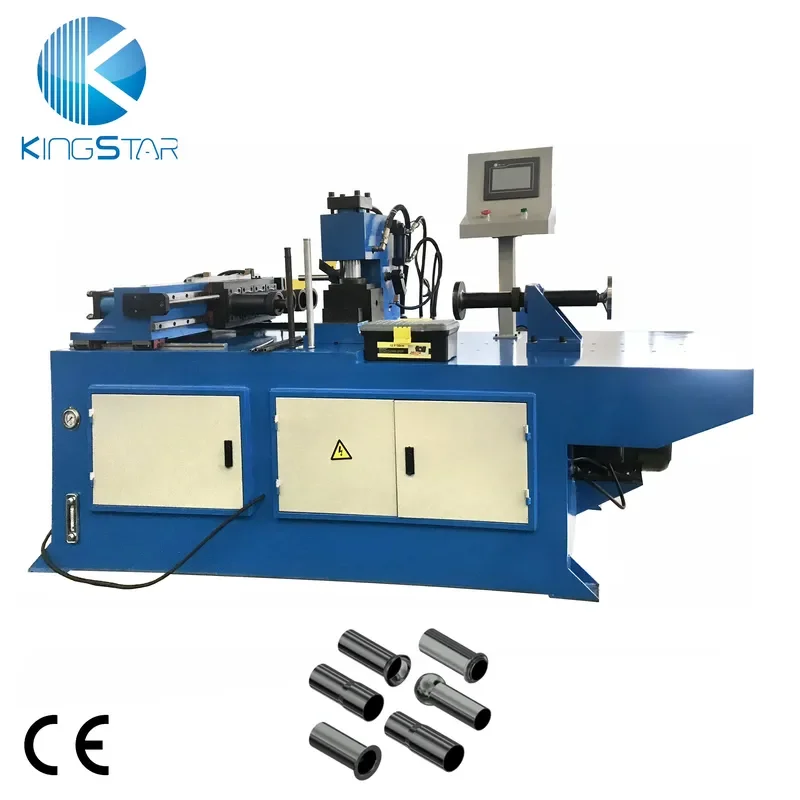 CE Certificate Semi-Automatic End Forming Machine for Stainless Steel and Aluminum Pipe & Tube Featuring Gear & Bearing Core