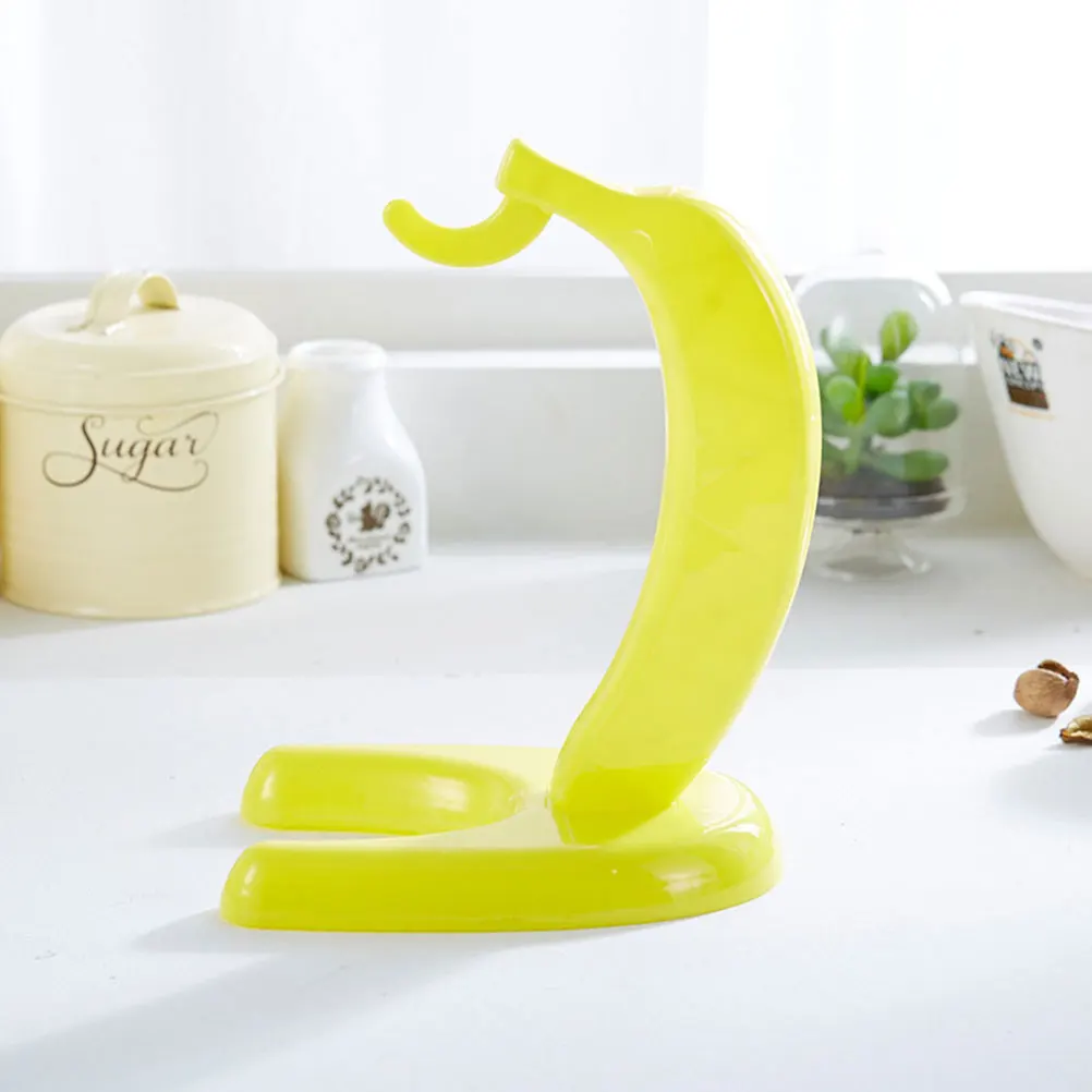 

2 Pcs Accessories Banana Plastic Rack Decoration Hanger Stand Fruit Hanging Holder