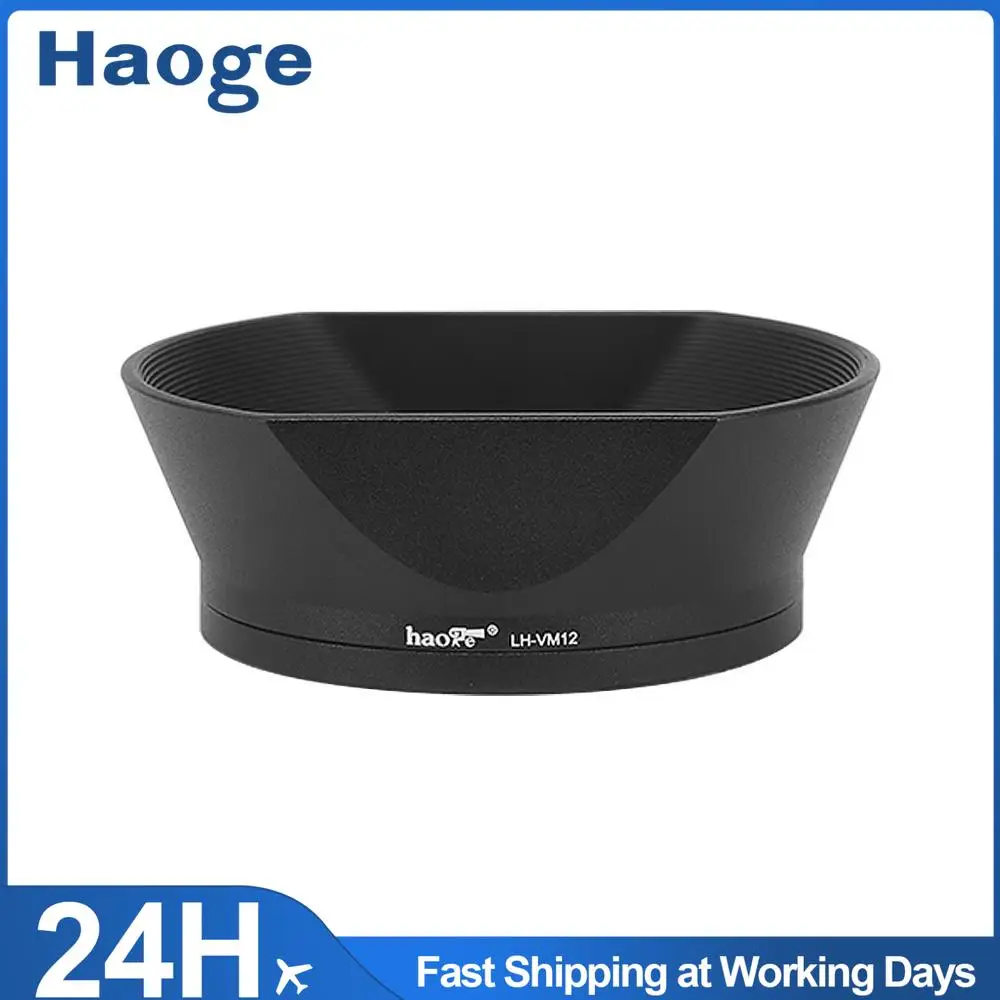 Haoge LH-VM12 Bayonet Square Metal Lens Hood Shade for Voigtlander 35mm F2 1:2/35 ULTRON Aspherical Vintage Line VM Lens