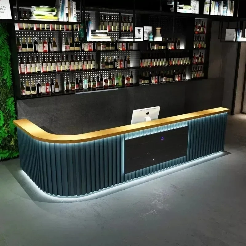 Shop Counter Reseption Customer Entrances Tables Shop Service Counter Hairdresser  Armable Luxurious Office Hairdressing