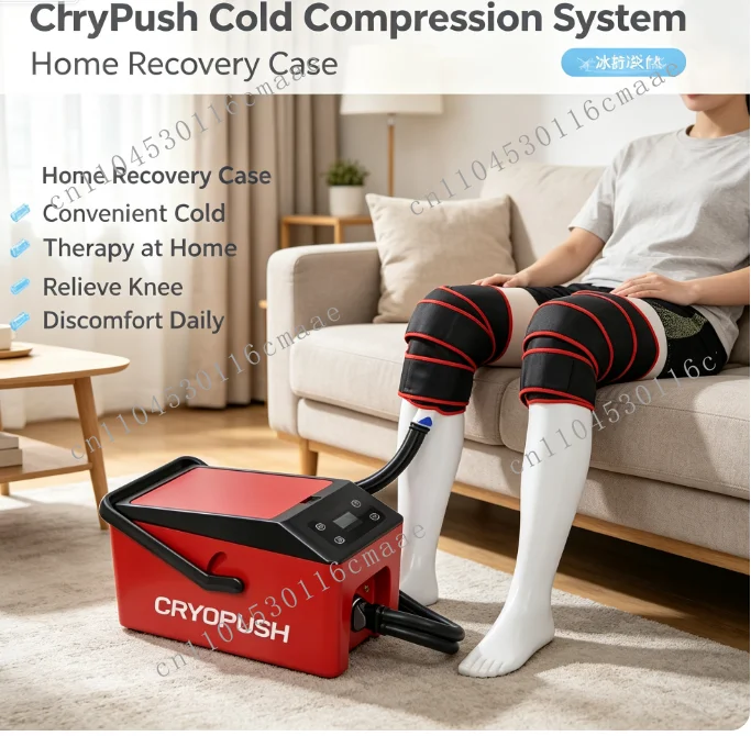 Pulse Cold Compression Therapy Machine Reusable Wrap Set For Shoulder Ankle Leg Back Swelling Reduce Home Physiotherapy Device