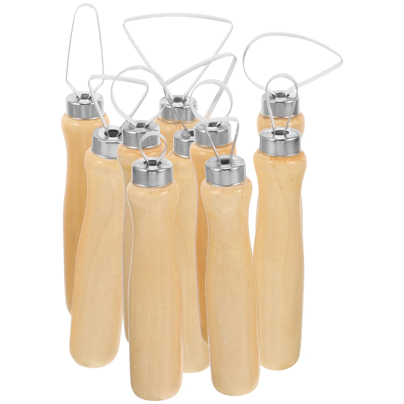 

10pcs Pottery Sculpting Tools Clay Carving Tool Set For Ceramic Wax Modeling Art Craft Projects Clay Tools Sculpting Pottery